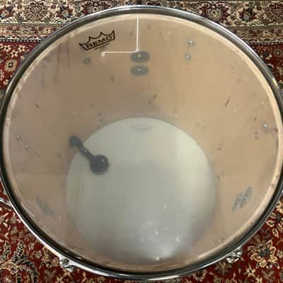 Vintage Ludwig 16x16 Floor Tom White Cortex 6-Ply Blue/Olive Badge USA 1970s/80s image 4