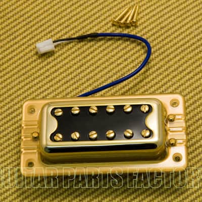 009-6643-000 Gretsch Pickup, Blacktop Filter’Tron, Bridge, w/ Hardware, Gold