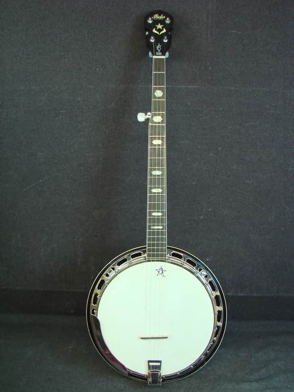 Vintage Iida Custom Made Model 231 5-String Closed Back Banjo W/Hardshell Case image 1