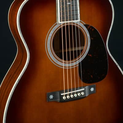 Martin 0000-42 Custom Premium Cocobolo and High Altitude Swiss Spruce Chris Hillman Burst NEW image 8