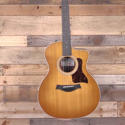 Taylor 214ce Special Edition Acoustic/Electric Guitar Honeyburst w/ Case image 4