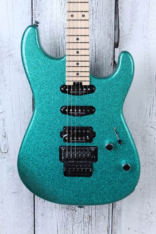 Charvel Pro-Mod San Dimas Style 1 HSS FR M Electric Guitar Aqua Flake w Gig Bag image 1