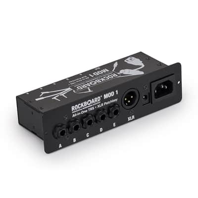 Rockboard MOD1 V2 5xTRS 1xXLR Pedalboard Patchbay + IEC Power Patch Cable image 5
