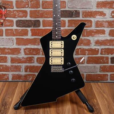 1983 Ibanez Destroyer II DT555 Triple Pickup Black w/ Gold
