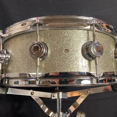 DW - David Frangioni Collection - 5x14" Collector's Series Maple Snare Drum 1987 - Silver Sparkle image 17
