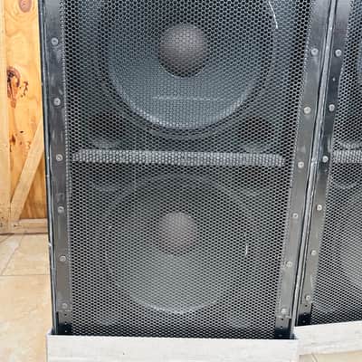 EAW SB750F Dual 18" Sub-Woofer Speakers - PAIR w/Dollies - Tested & Working image 2