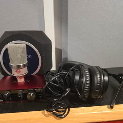 Recording bundle Neumann TLM 102, Focusrite Solo, Headphones, insulation , cables image 2