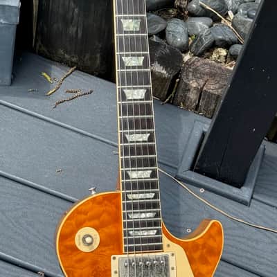 Gibson Les Paul Std. 80 Heritage Elite 1982 - stunning 43 year old crazy Quilted Maple Honey'burst Elite Museum Quality. image 9