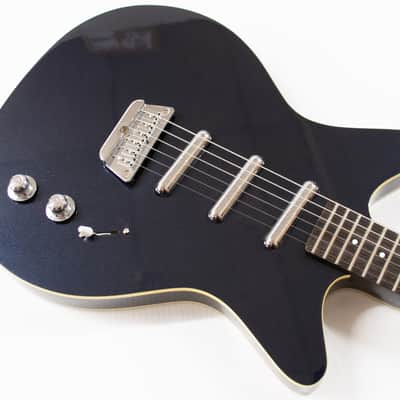 Danelectro 1959 Triple Divine Electric Guitar - Blue Metallic image 4