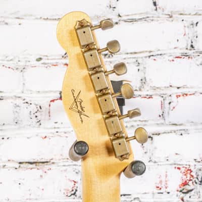 Fender - 1959 Telecaster Journeyman Relic - Electric Guitar w/ 1-Piece Rift Sawn Maple Neck Fingerboard - Aged White Blonde - w/ Hardshell Case - x2037 USED image 6