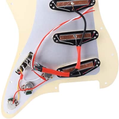 Guitar Pickguard Prewired Loaded Humbuckers Pickguard with Noiseless Pickups Set Compatible with Guitar image 3