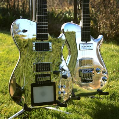 Handmade Custom Matt Bellamy Muse M1d1 Mirror Manson Guitar Replica preloaded W/ X Y Midi pad and Veyz Sustainer 3 mode sustainer features | Free Name Decal On Headstock | DHL Express Included | image 14