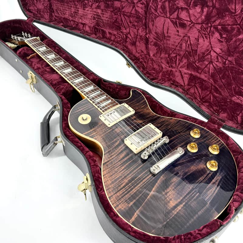 2005 Gibson Custom Shop Class 5 Les Paul - Trans Black image 1