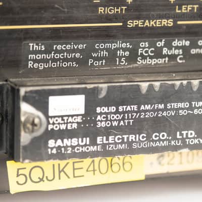 Sansui Eight Vintage Receiver - Professionally Restored - 1 Year Warranty image 17