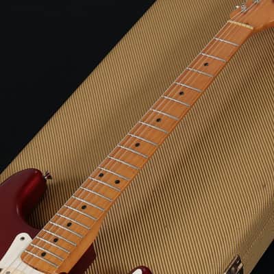 Fender USA Vintage Hot Rod '57 Stratocaster Maple Fingerboard Candy Apple Red [V174159] (04/29) image 9
