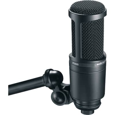 Audio-Technica AT2020 Condenser Microphone (Black) - Condenser microphone image 1