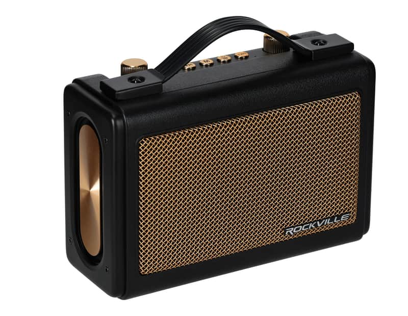 Rockville GlideTone Vintage Style Portable & Home Bluetooth Speaker Loud & Clear image 1