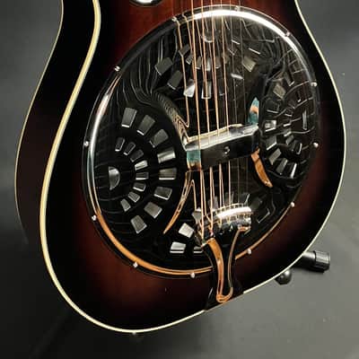 Recording King RR-36S-VS Maxwell Square Neck Resonator Guitar Vintage Sunburst image 3