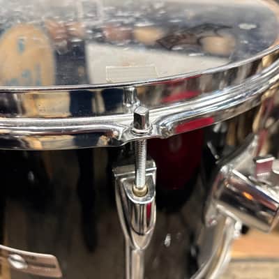 Yamaha 11x13" Recording Custom Tom 1980s - Piano Black image 6