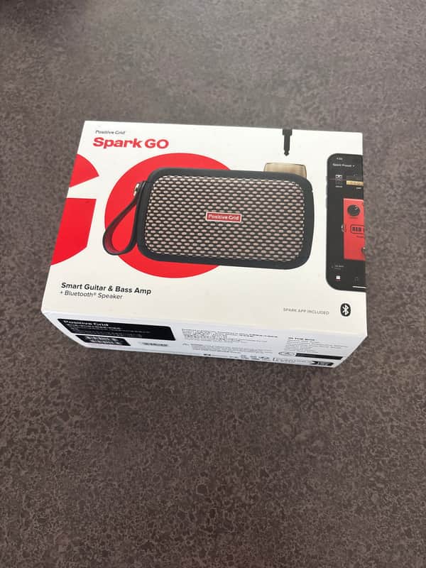 Positive Grid Spark GO Wireless Digital Modeling Guitar Practice Amp 2023 - Present - Black image 1