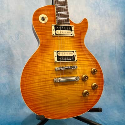 Edwards by ESP E-LP 2000s Flame Top Cherry Sunburst Made in Japan Les Paul image 2
