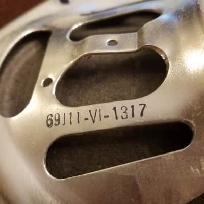 Jensen 69J11 V1 317-2 6X9 Vintage Speaker AlNiCo 8 Ohm 11 Watt guitar paper cone 1958 - Silver image 7