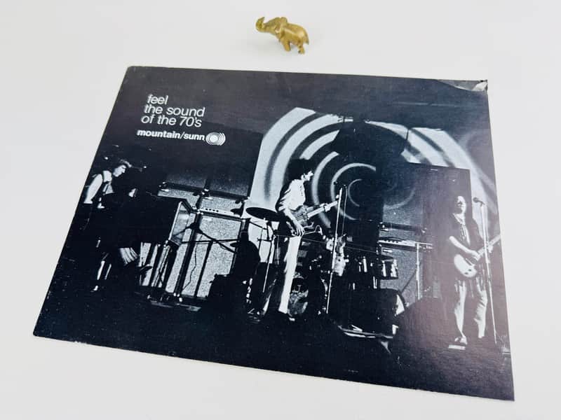 Sunn "Feel the Sound of the 70's" Promotional Photo – Mountain 1970 image 1