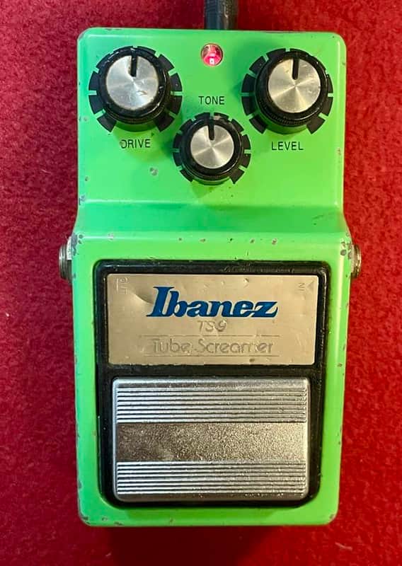 Vintage 1984 Ibanez TS9 Tube Screamer (Silver Label) – All Original w JRC4558D Chip Maxon Era image 1