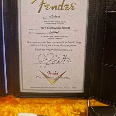 Fender Custom Shop Masterbuilt Stratocaster 1960 image 3
