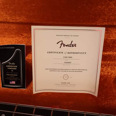 Fender AVRI II '66 Jazz Bass Olympic White (Used) image 10
