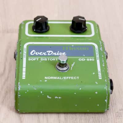 1977 Maxon OD-880 Soft Distortion Overdrive Vintage Guitar Effects Pedal w/ Box image 3