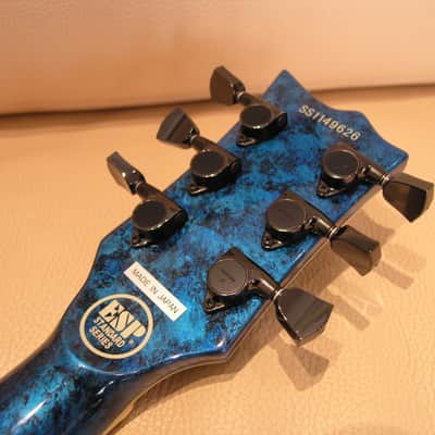 ESP Eclipse STD 2011 - Planet Blue Custom Finish - MINT + Original Case image 20