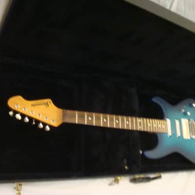 Skermetta Custom Super Strat Ocean Burst image 19