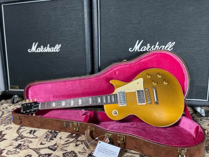 Gibson Custom Shop Murphy Lab '57 Les Paul Goldtop Reissue Heavy Aged  image 1