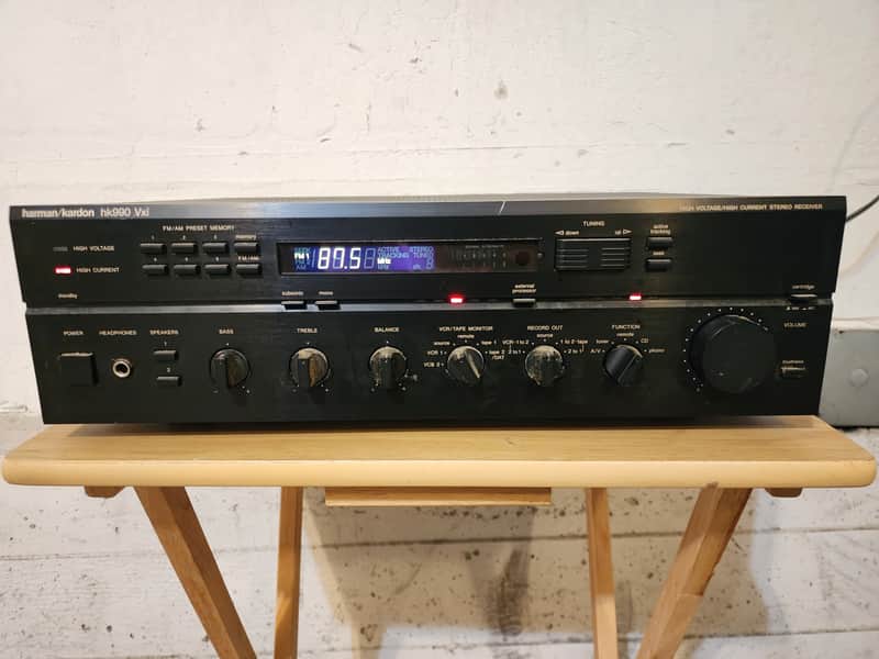Harman Kardon HK990 VXi Receiver – High Current Stereo Amp / Tested & Working / Japan image 1