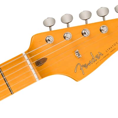 Fender Lincoln Brewster Stratocaster Electric Guitar, Maple Fingerboard, Olympic Pearl image 6