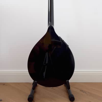 Hora M1087-EQ Octave Mandolin Black – Solid Wood – Made in Romania image 2