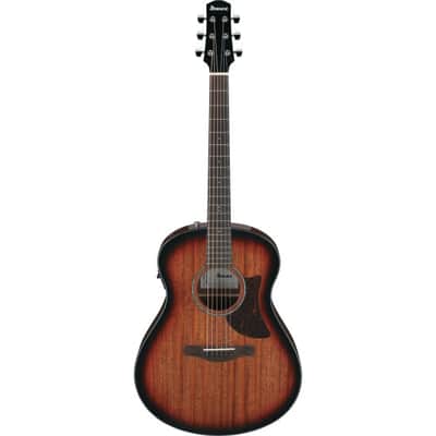 Ibanez AAM140E Advanced Auditorium Acoustic Electric Guitar Mahogany Sunburst High Gloss image 1