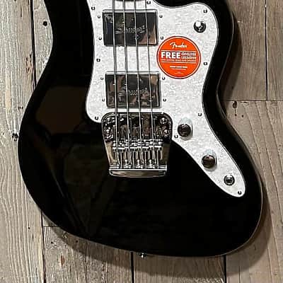 New Squier Paranormal Rascal Bass HH in Metallic Black, Support Brick N Mortar Stores, Shop Here! image 2
