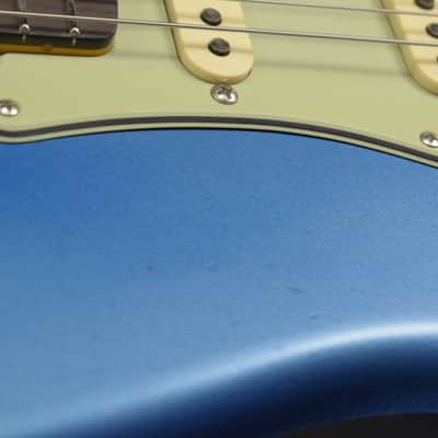 Mint Fender Ltd Edition '63 Strat - Journeyman Relic w/Closet Classic HW Aged Lake Placid Blue image 5