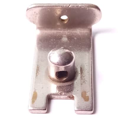 Slingerland 3Point Radio King Throw-Off/Strainer Slide Plate Nickel 1946-9 Three image 2