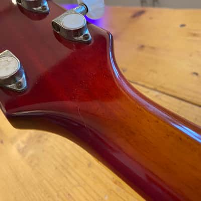 Burny Single Cutaway Custom RLC-75 AF 3 Pickup w/ Original Case 1990's Sunburst Ace Frehley image 22