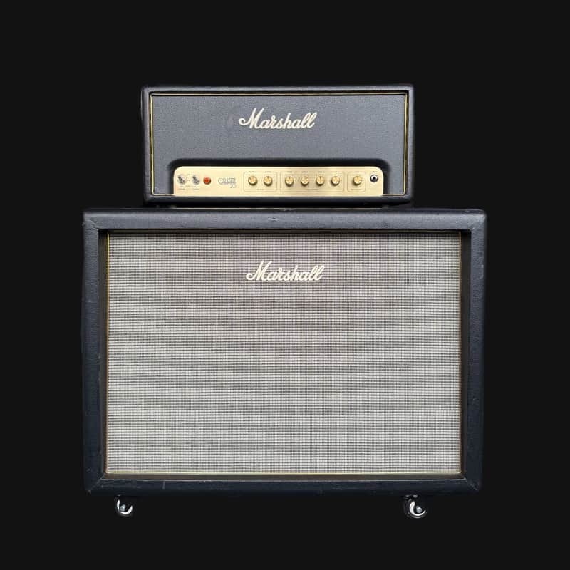 Marshall Origin ORI212 2X12 Guitar Cab, Marshall ORI20H Origin 20 Head & Footswtich image 1