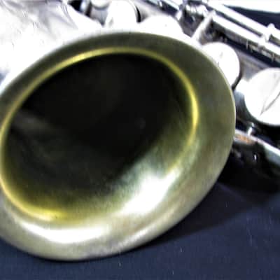 Conn Alto Sax, Vintage, Silverplate ?? 1924/25 ?? Silver image 24