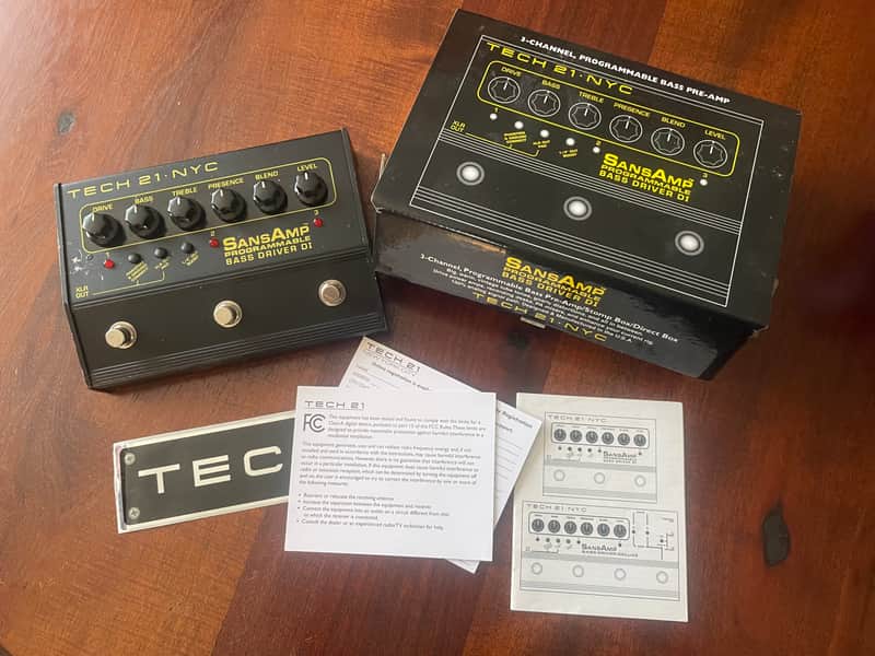 Tech 21 SansAmp Programmable Bass Driver DI