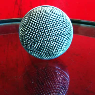 Vintage 1950's Electro Voice 920 crystal microphone polished chrome w short cable Hi Z harp mic Shure Turner Electro Voice image 7