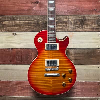 Gibson Custom Shop Historic Collection '59 Les Paul Standard Flametop Reissue 1992 Heritage Cherry Sunburst image 7