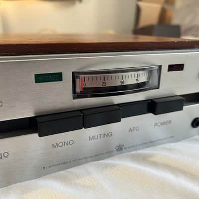 Bang & Olufsen Beolab 5000 amp with Tuner 1967 - Teak/ silver image 3