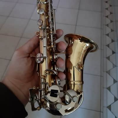 Ultra rare vintage curved Sopranino Saxophone Eb , hanmade sax Prof. Orsi Milano completely restored !!!!! image 11