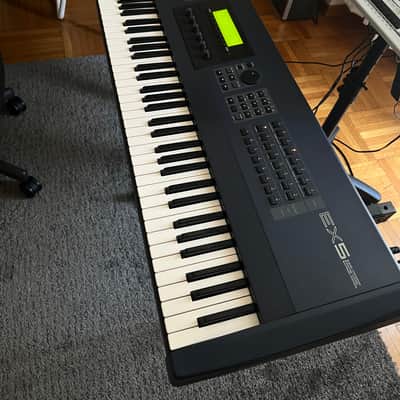 Yamaha EX5 Realtime Control Synthesizer 1998 - Blue image 1
